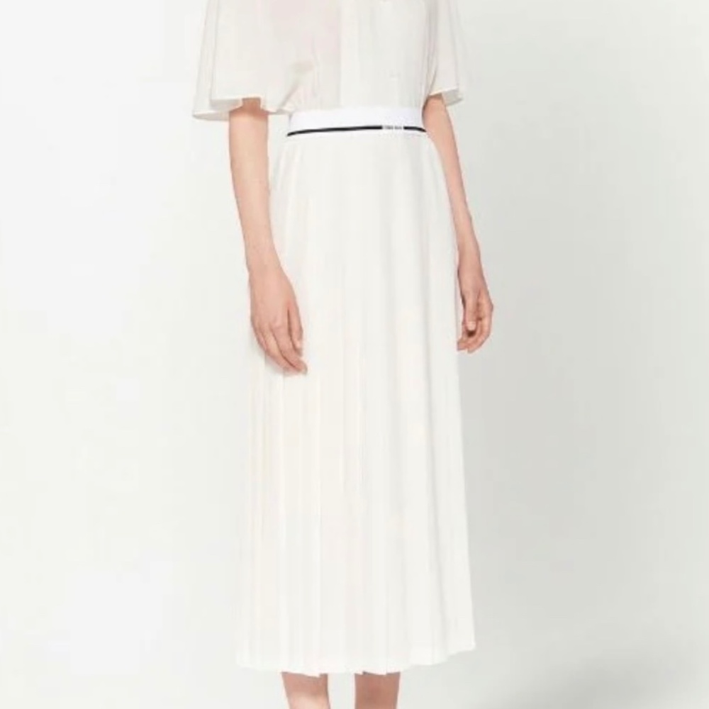 Miu Miu Midi White dress